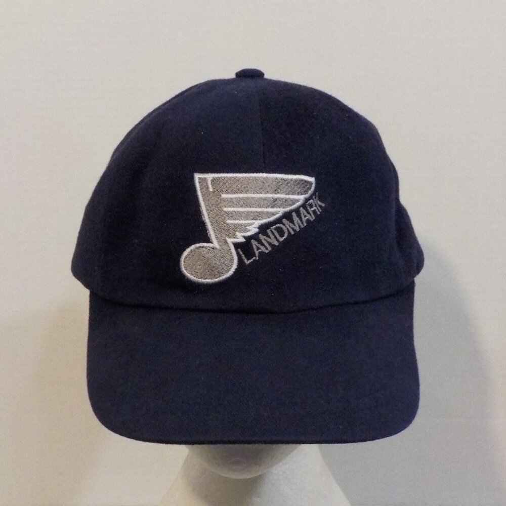 Landmark Manitoba Blues Hockey Canada Baseball Truckers Hat Cap